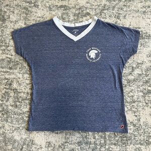CWRU Case Western Spartans Cropped Logo Tee, size M